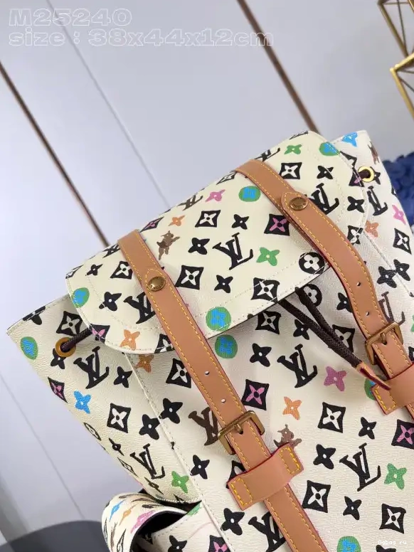 Christopher Vuitton Backpack MM-38*44*12.5CM Louis 0519